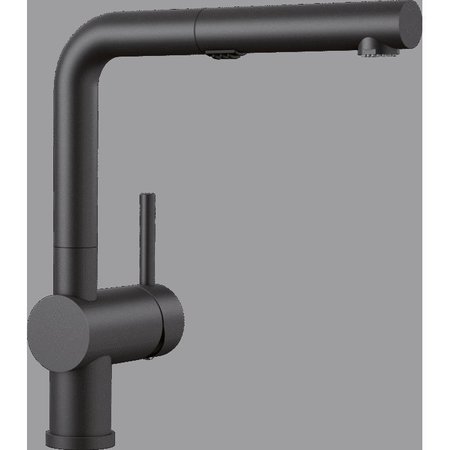 BLANCO Linus Pull Out Kitchen Faucet 1.5 GPM - Anthracite 526367